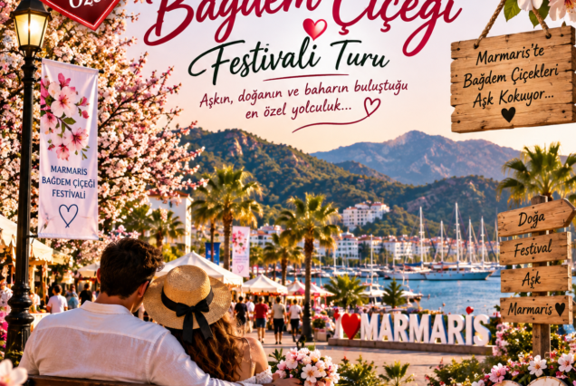 🌸MARMARİS BADEM ÇİÇEĞİ FESTİVALİ 14 ŞUBAT SEVGİLİLER GÜNÜNE ÖZEL🌸
